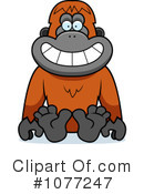 Orangutan Clipart #1077247 by Cory Thoman