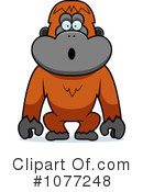 Orangutan Clipart #1077248 by Cory Thoman
