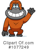 Orangutan Clipart #1077249 by Cory Thoman