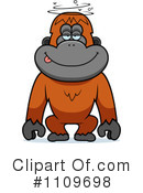 Orangutan Clipart #1109698 by Cory Thoman