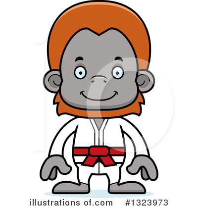 Royalty-Free (RF) Orangutan Clipart Illustration by Cory Thoman - Stock Sample #1323973