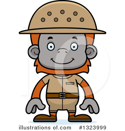 Royalty-Free (RF) Orangutan Clipart Illustration by Cory Thoman - Stock Sample #1323999