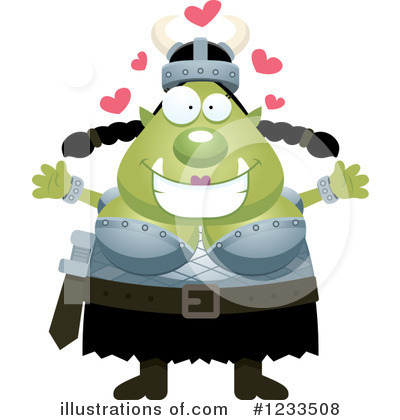 Female Orc Clipart #1233508 by Cory Thoman