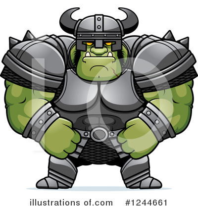 Royalty-Free (RF) Orc Clipart Illustration by Cory Thoman - Stock Sample #1244661