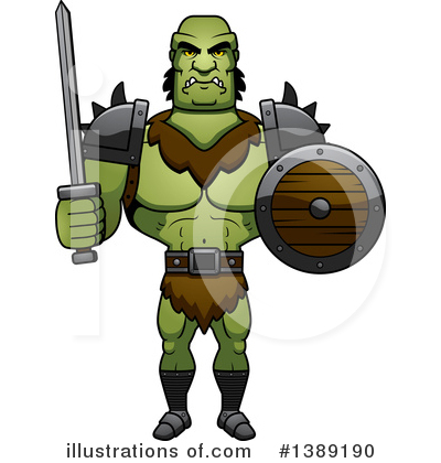 Orc Clipart #1389190 by Cory Thoman