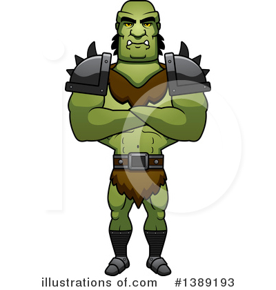 Orc Clipart #1389193 by Cory Thoman