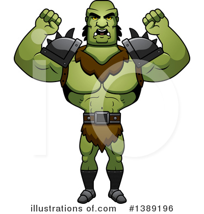 Orc Clipart #1389196 by Cory Thoman