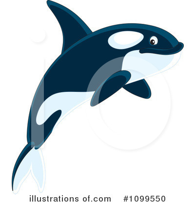 Royalty-Free (RF) Orca Clipart Illustration by Alex Bannykh - Stock Sample #1099550