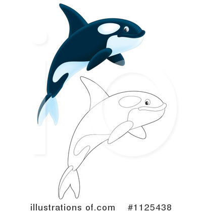 Royalty-Free (RF) Orca Clipart Illustration by Alex Bannykh - Stock Sample #1125438