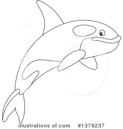 Royalty-Free (RF) Orca Clipart Illustration by Alex Bannykh - Stock Sample #1379237