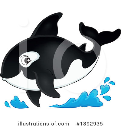 Orca Clipart #1392935 by visekart