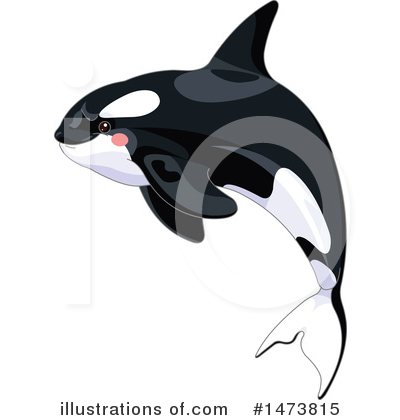 Royalty-Free (RF) Orca Clipart Illustration by Pushkin - Stock Sample #1473815
