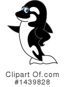Orca Mascot Clipart #1439828 by Mascot Junction