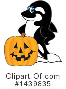 Orca Mascot Clipart #1439835 by Mascot Junction
