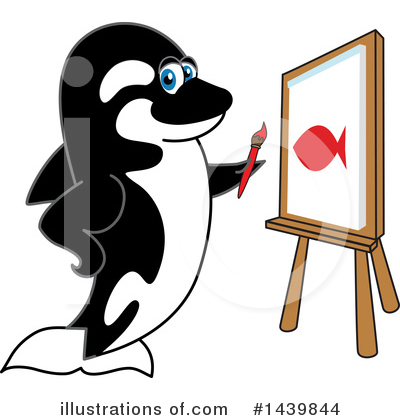 Orca Mascot Clipart #1439844 by Toons4Biz