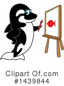 Orca Mascot Clipart #1439844 by Mascot Junction