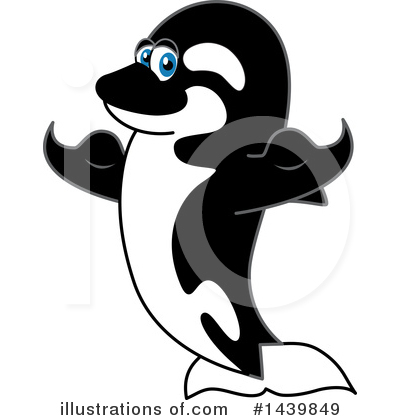 Orca Mascot Clipart #1439849 by Toons4Biz