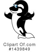 Orca Mascot Clipart #1439849 by Mascot Junction