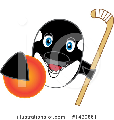Orca Mascot Clipart #1439861 by Mascot Junction