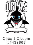 Orca Mascot Clipart #1439868 by Mascot Junction
