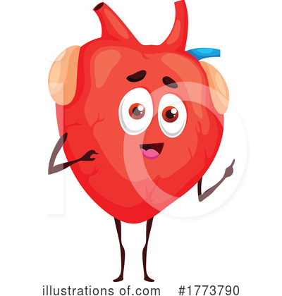 Human Heart Clipart #1773790 by Vector Tradition SM