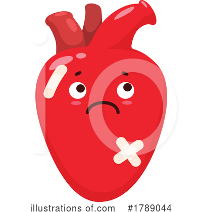 Human Heart Clipart #1789044 by Vector Tradition SM