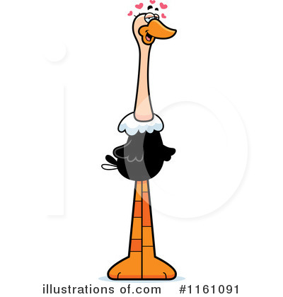 Royalty-Free (RF) Ostrich Clipart Illustration by Cory Thoman - Stock Sample #1161091