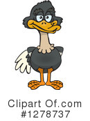 Ostrich Clipart #1278737 by Dennis Holmes Designs