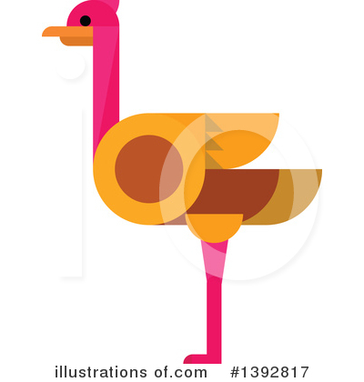 Royalty-Free (RF) Ostrich Clipart Illustration by Vector Tradition SM - Stock Sample #1392817