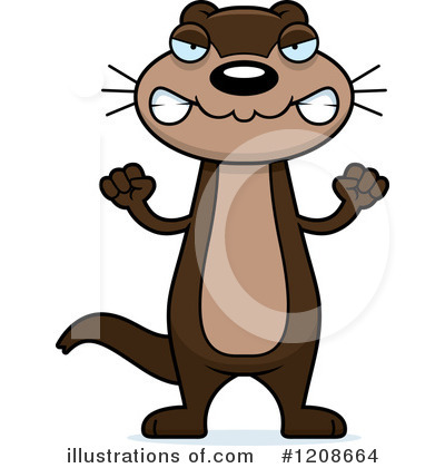Otter Clipart #1208664 by Cory Thoman