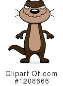 Otter Clipart #1208666 by Cory Thoman