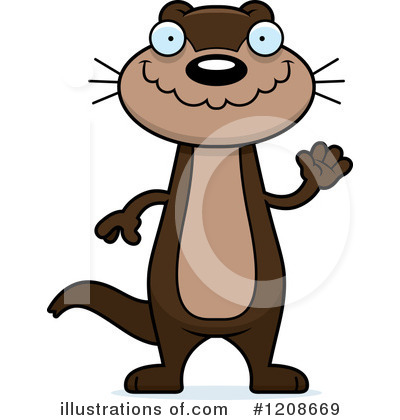 Royalty-Free (RF) Otter Clipart Illustration by Cory Thoman - Stock Sample #1208669