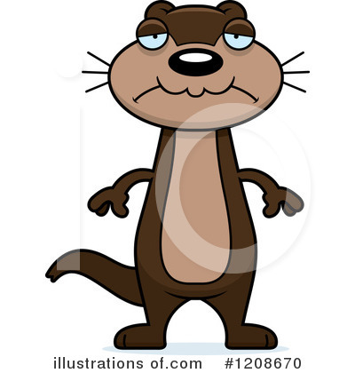 Otter Clipart #1208670 by Cory Thoman