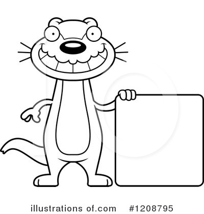 Royalty-Free (RF) Otter Clipart Illustration by Cory Thoman - Stock Sample #1208795