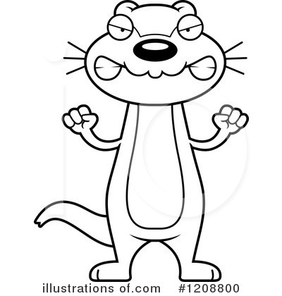 Royalty-Free (RF) Otter Clipart Illustration by Cory Thoman - Stock Sample #1208800