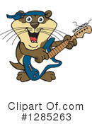 Otter Clipart #1285263 by Dennis Holmes Designs