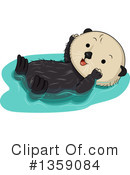 Otter Clipart #1359084 by BNP Design Studio