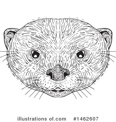 Royalty-Free (RF) Otter Clipart Illustration by patrimonio - Stock Sample #1462607