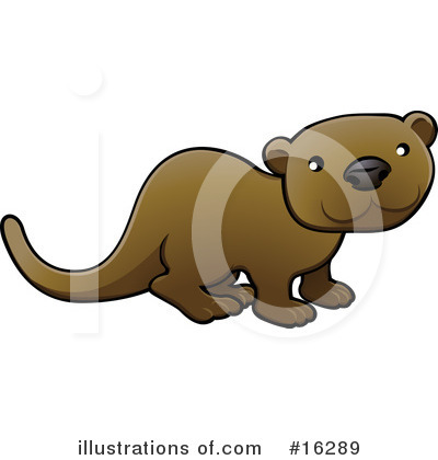 Royalty-Free (RF) Otter Clipart Illustration by AtStockIllustration - Stock Sample #16289