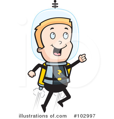 Astronaut Clipart #102997 by Cory Thoman