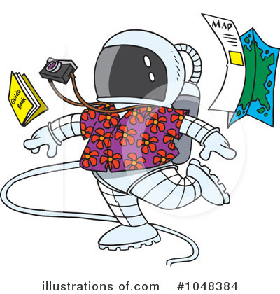 Royalty-Free (RF) Outer Space Clipart Illustration by toonaday - Stock Sample #1048384