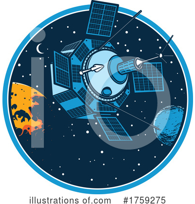 Satellite Clipart #1759275 by Vector Tradition SM