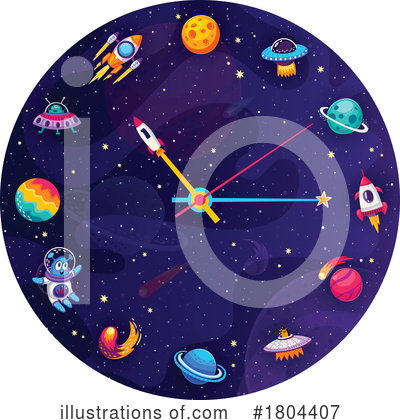 Royalty-Free (RF) Outer Space Clipart Illustration by Vector Tradition SM - Stock Sample #1804407