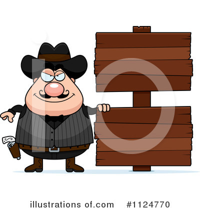 Royalty-Free (RF) Outlaw Clipart Illustration by Cory Thoman - Stock Sample #1124770