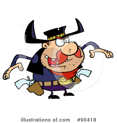 Royalty-Free (RF) Outlaw Clipart Illustration by Hit Toon - Stock Sample #90418