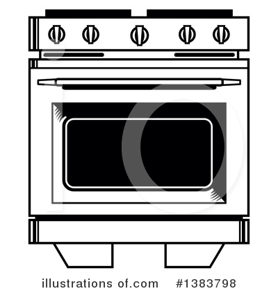 Oven Clipart #1383798 by Frisko
