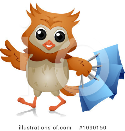 Royalty-Free (RF) Owl Clipart Illustration by BNP Design Studio - Stock Sample #1090150