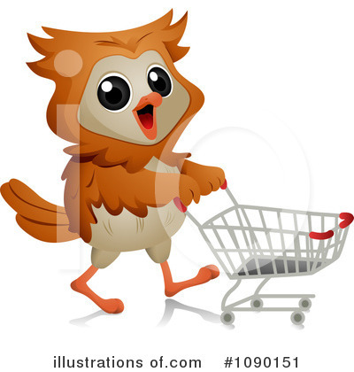 Royalty-Free (RF) Owl Clipart Illustration by BNP Design Studio - Stock Sample #1090151
