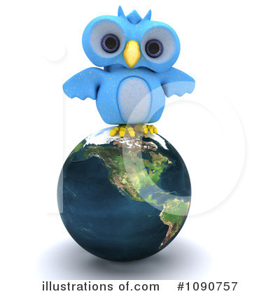 Royalty-Free (RF) Owl Clipart Illustration by KJ Pargeter - Stock Sample #1090757