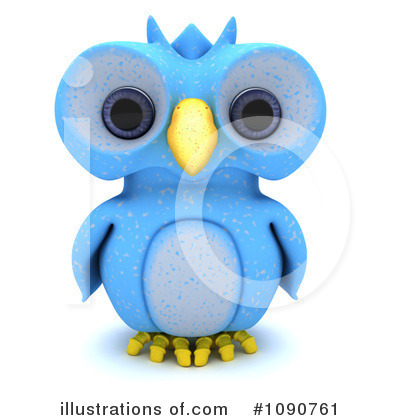 Blue Birds Clipart #1090761 by KJ Pargeter